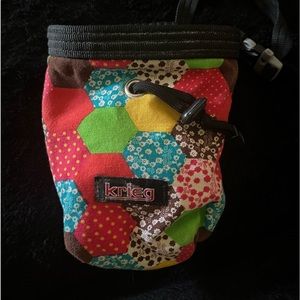 Custom chalk bag for rock climbing